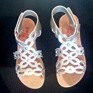 NWOT Girls size 1 Rachel shoes gold metallic sandals